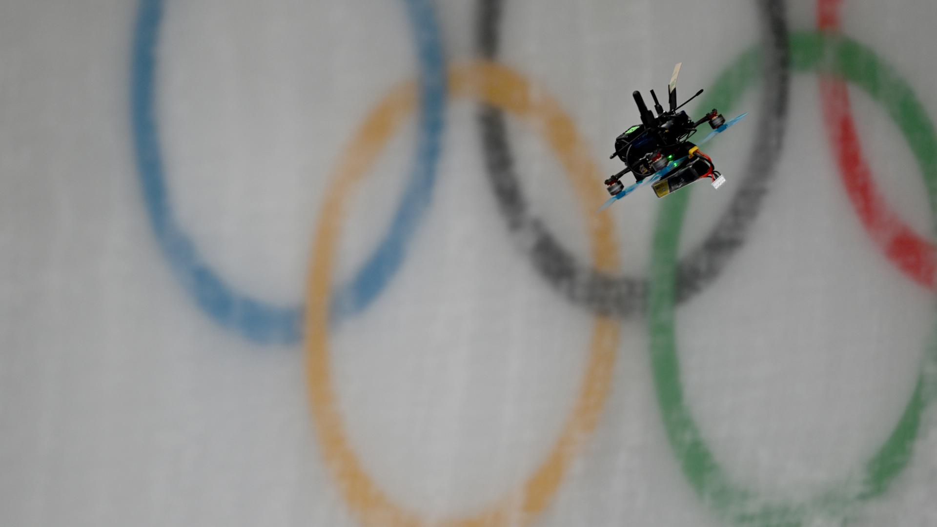Geräuschvolle Drohnen bei den Olympischen Spielen