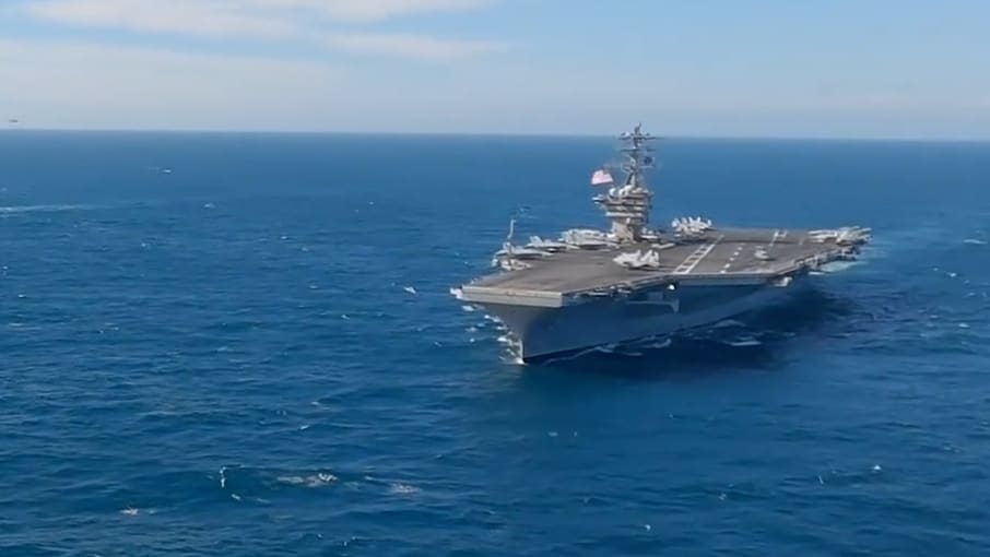 USS Nimitz in der Karibik