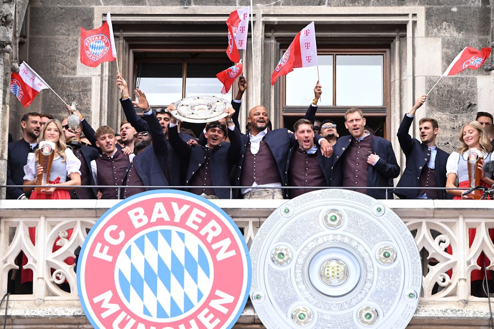 Meisterfeier des FC Bayern in München