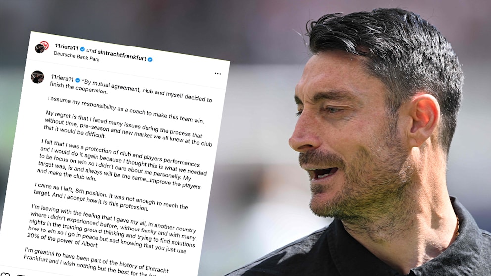 Riera Kritik an Frankfurt: Diskussionen um Entlassung