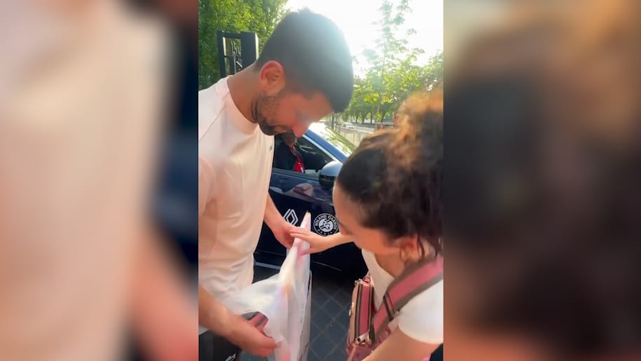 Emotionaler Djokovic-Moment mit Fan