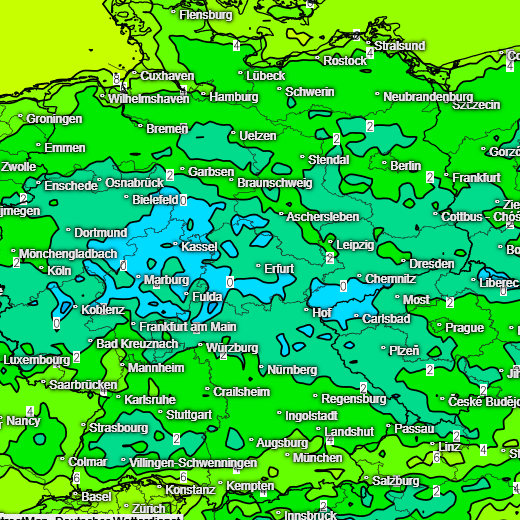 Temperatursturz in Deutschland: Ein Wechsel von Sonnenschein zu Kälte