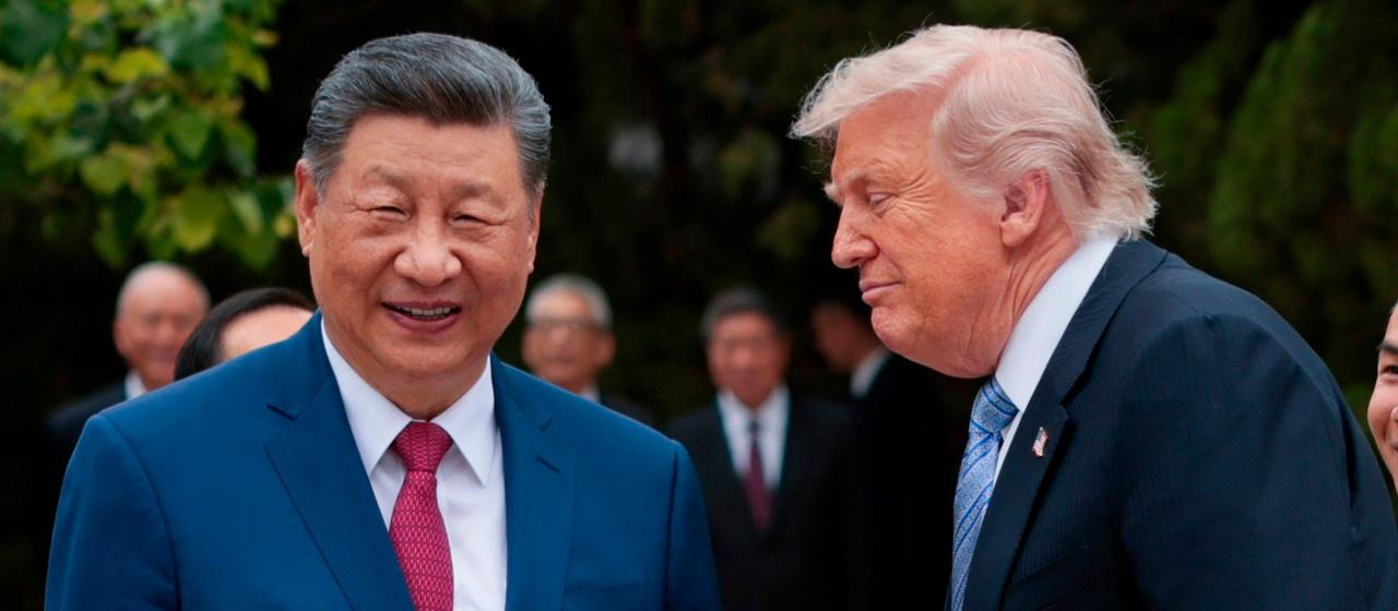 Ein Besuch in großer Eintracht: Trump in China