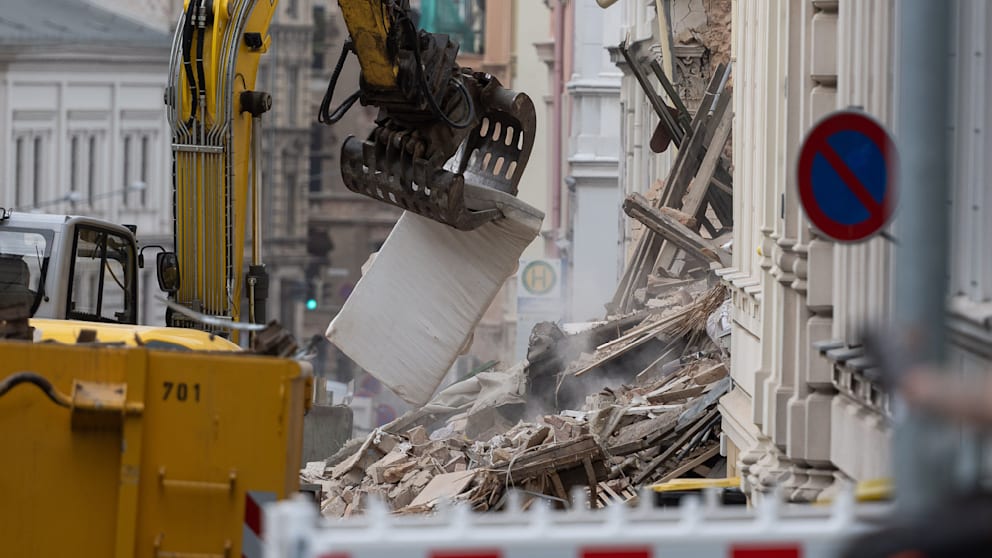 Verzweiflung und Hoffen in Görlitz nach Hauseinsturz