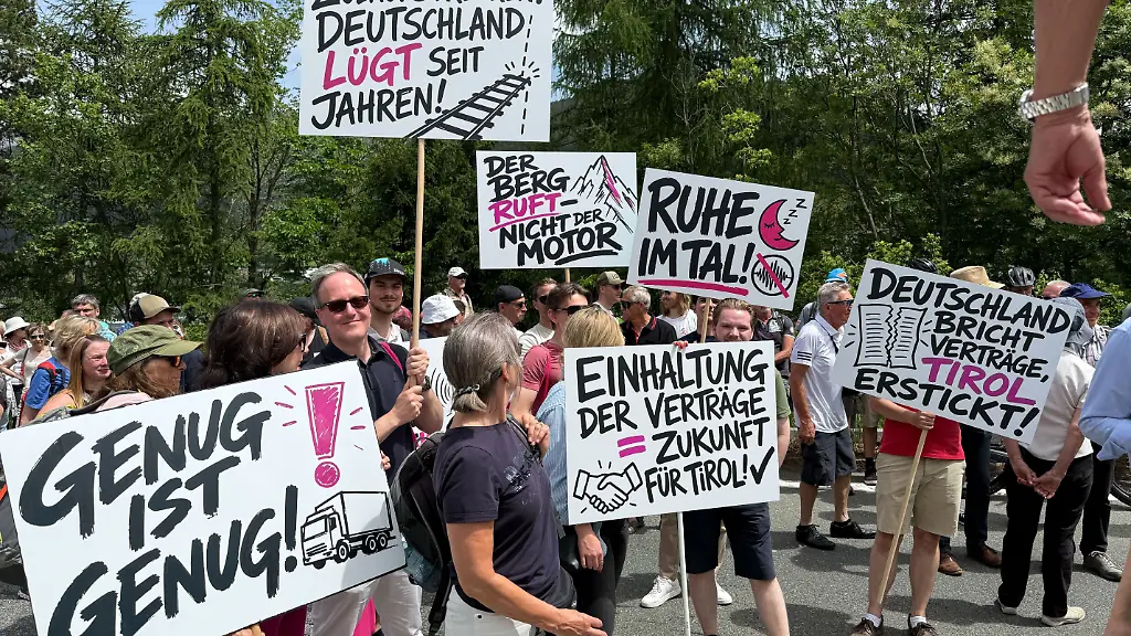 Brenner-Sperrung: Eine friedliche Demonstration mit deutlicher Wirkung