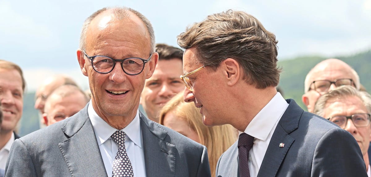 Kanzlertausch-Spekulationen: Merkliche Botschaft bei Merz-Besuch