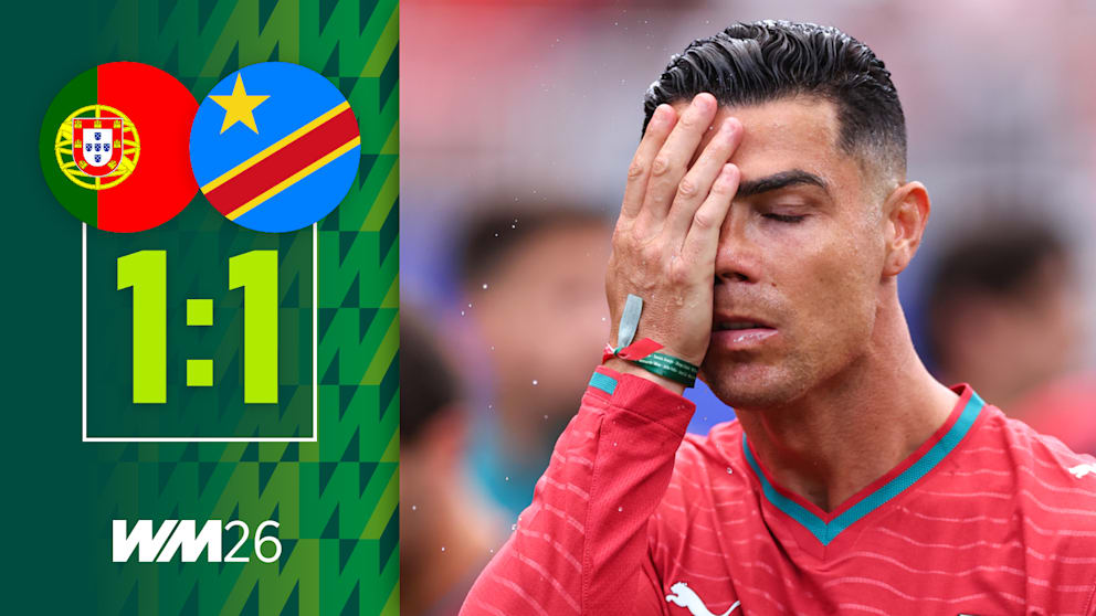 Peinlicher WM-Start für Cristiano Ronaldo gegen DR Kongo