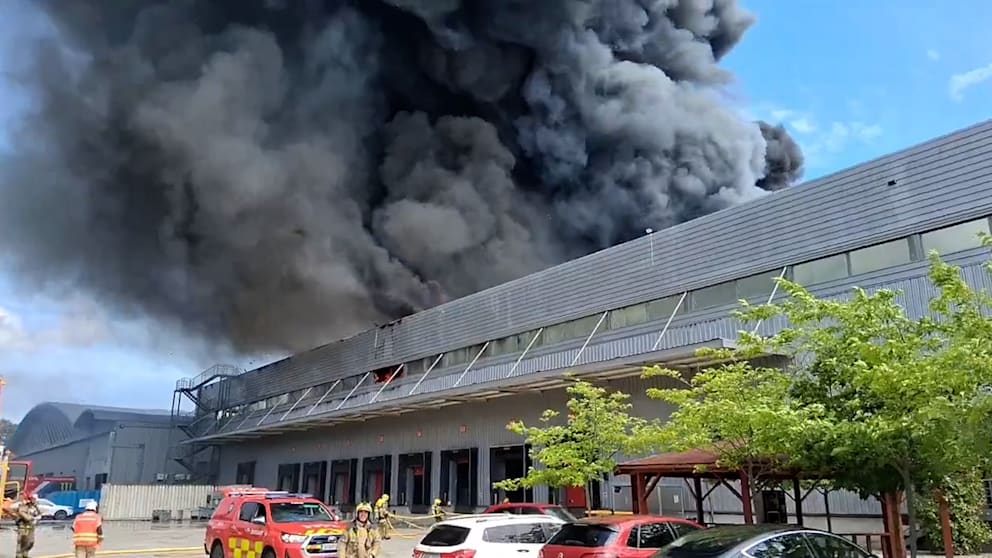 Großbrand in Honda-Fabrik in Barcelona