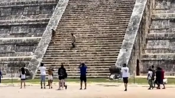 Verhaftung von Touristen nach Besteigung der Kukulkán-Pyramide