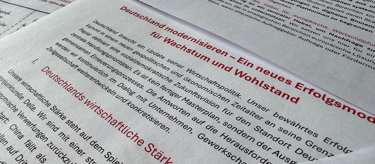 Wie die SPD-Fraktion Deutschland aus der Wirtschaftskrise führen will
