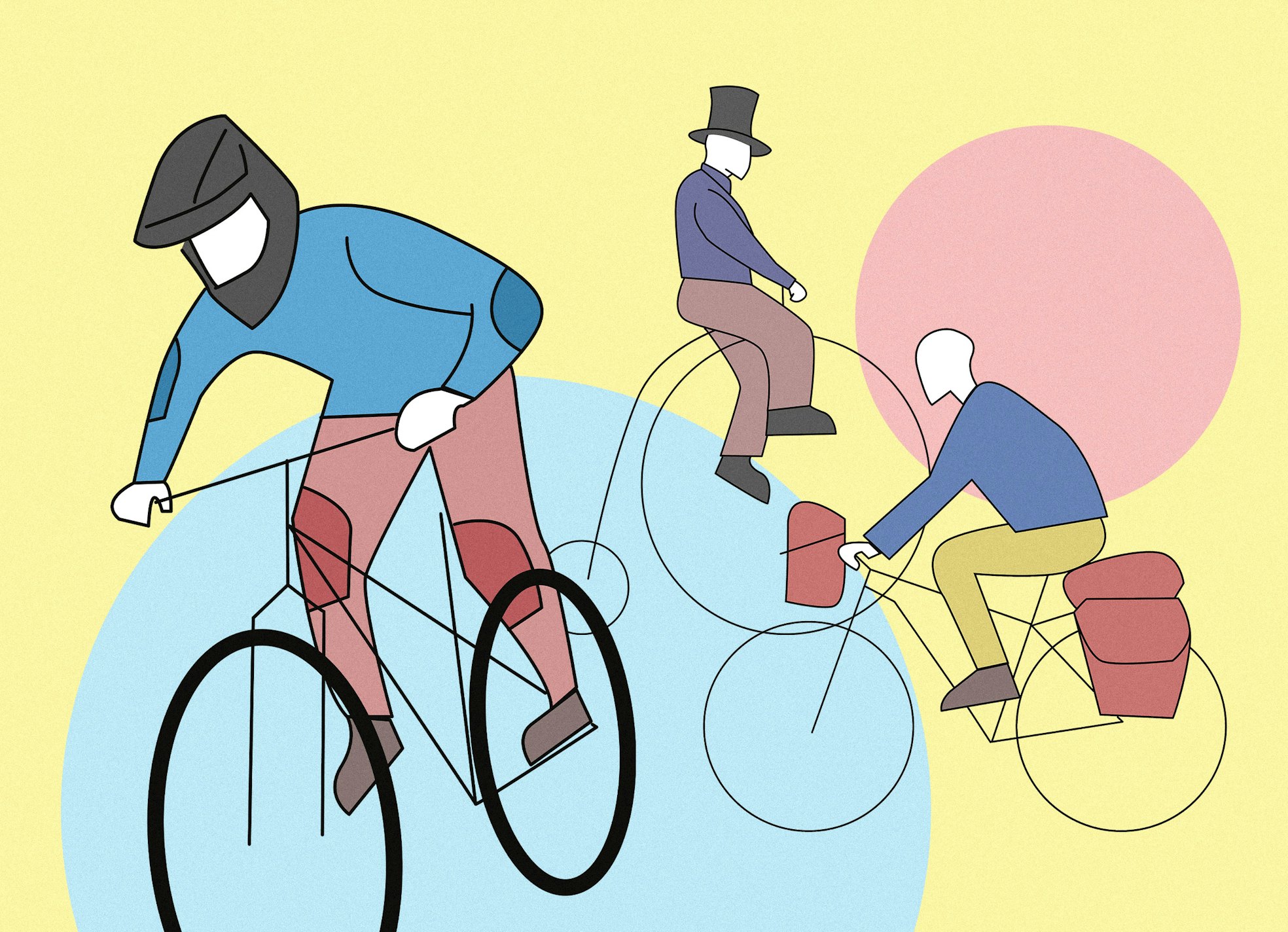 Die verschiedenen Fahrradtypen und ihre Besitzer