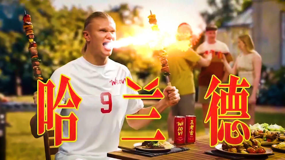 Erling Haaland wird Markenbotschafter für chinesisches Getränk