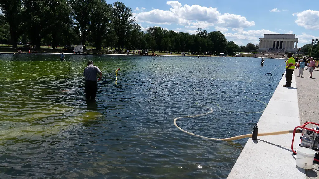 Festnahme nach Schaden am Lincoln Memorial Reflecting Pool
