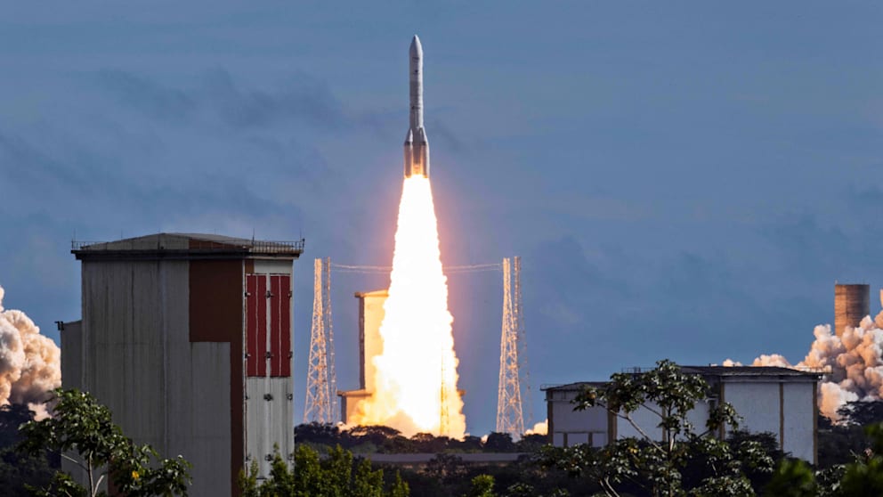 Europas Neuer Weltraumhoffnungsträger Ariane 6 Startet Erfolgreich