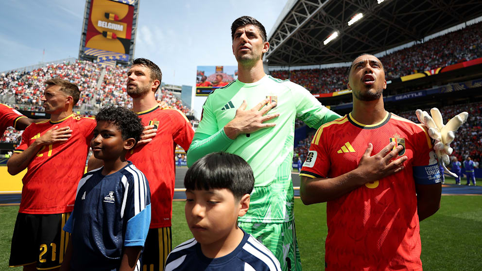 Rätselhafter Auftritt von Belgiens Thibaut Courtois