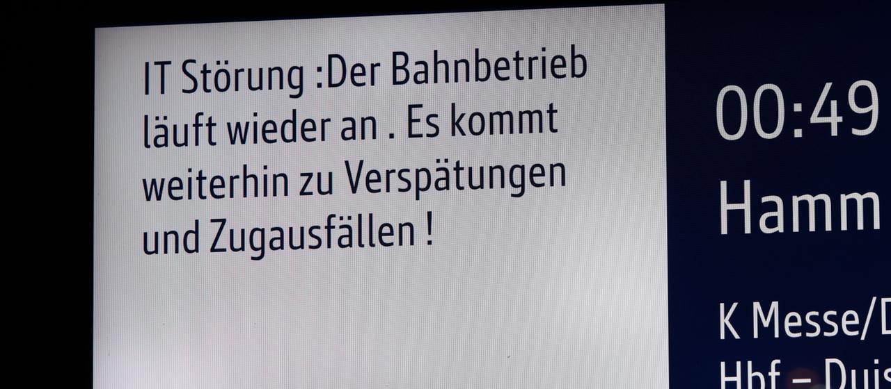 Probleme bei der Deutschen Bahn behoben