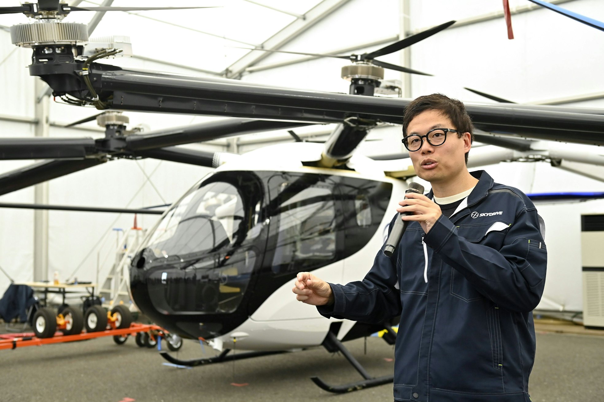 Die Zukunft der fliegenden Autos: Skydrive in Tokio