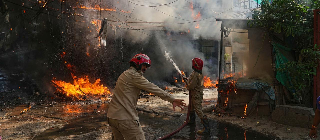 Tragischer Brand in Neu-Delhi fordert zahlreiche Opfer